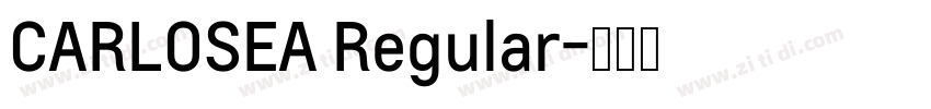 CARLOSEA Regular字体转换